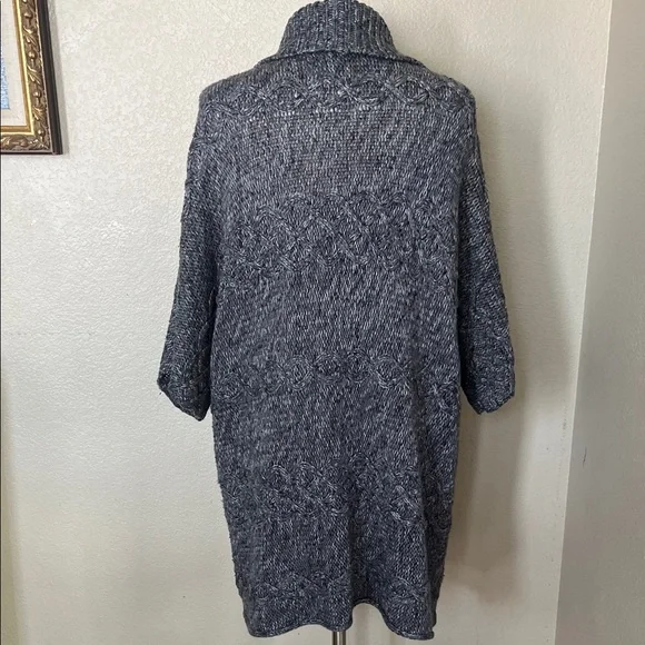 a.n.a Charcoal Knit Open Cardigan - Picture 7 of 13